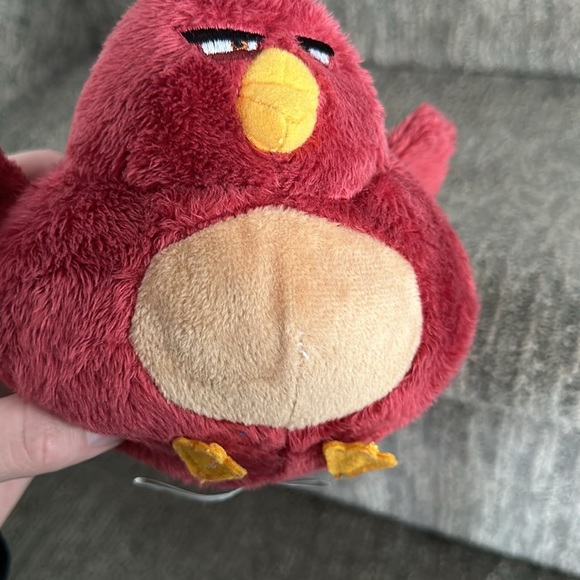 Angry Birds Movie TERENCE Plush Stuffed 6" Backpack Clip 2016 Rovio - Picture 8 of 8